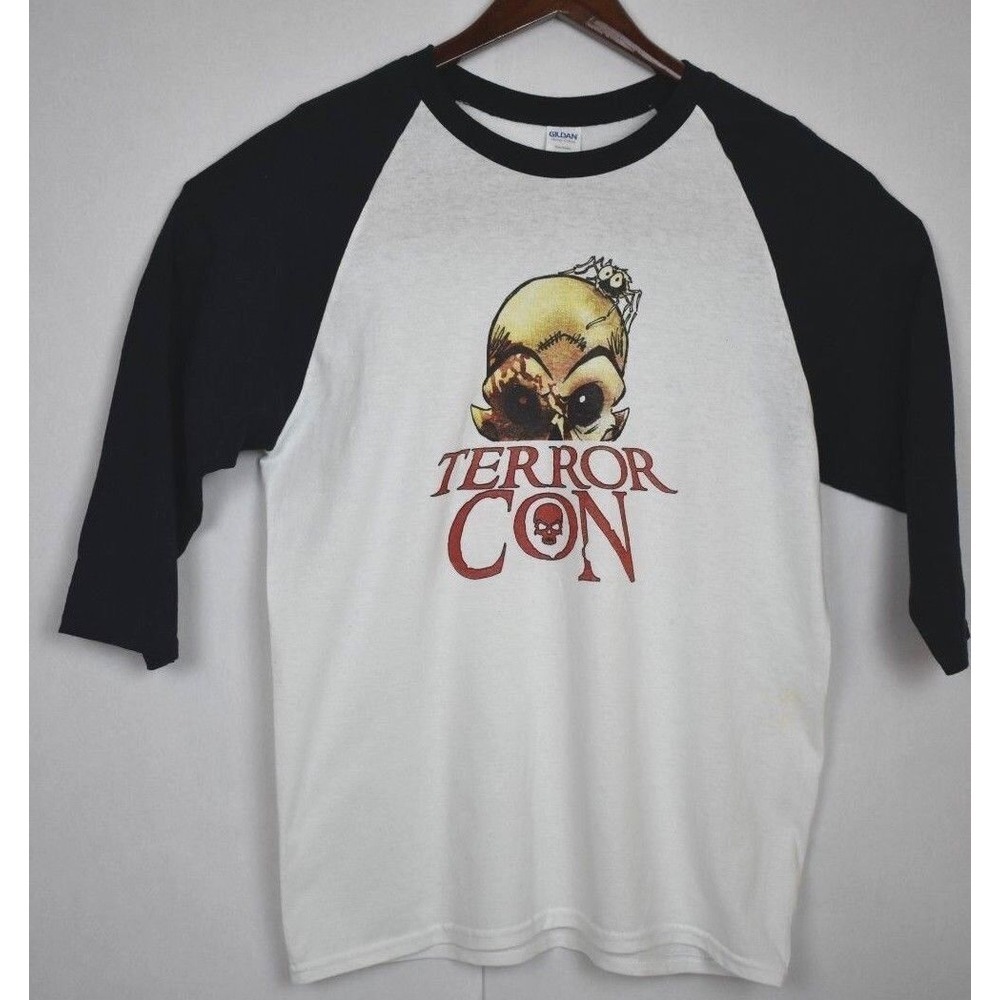 Skull Gildan Mens Terror Con Size Medium - Picture 1 of 8